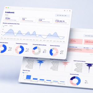 Leakonic medium dashboard