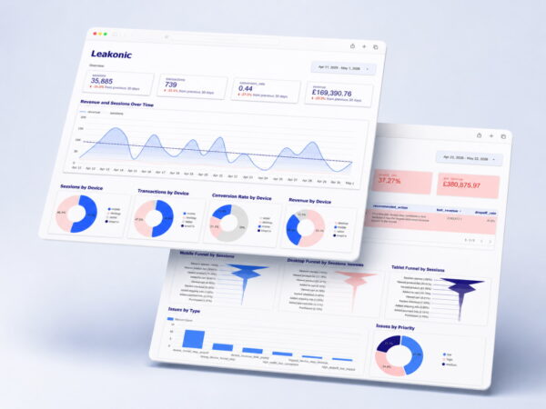 Leakonic medium dashboard