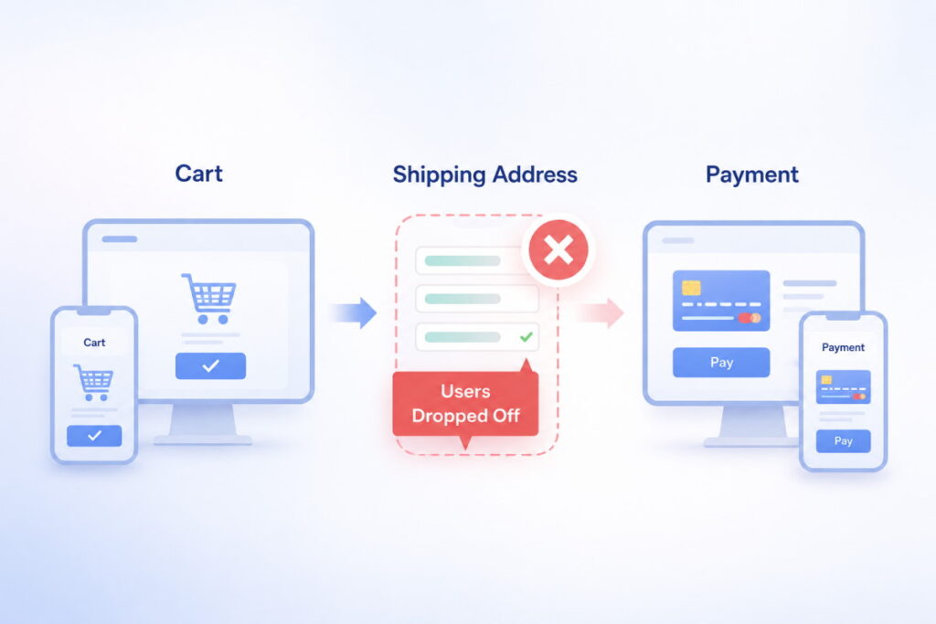 purchase funnel issue