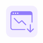 traffic drops icon